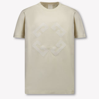 Givenchy Kids Boys  T-Shirt Beige
