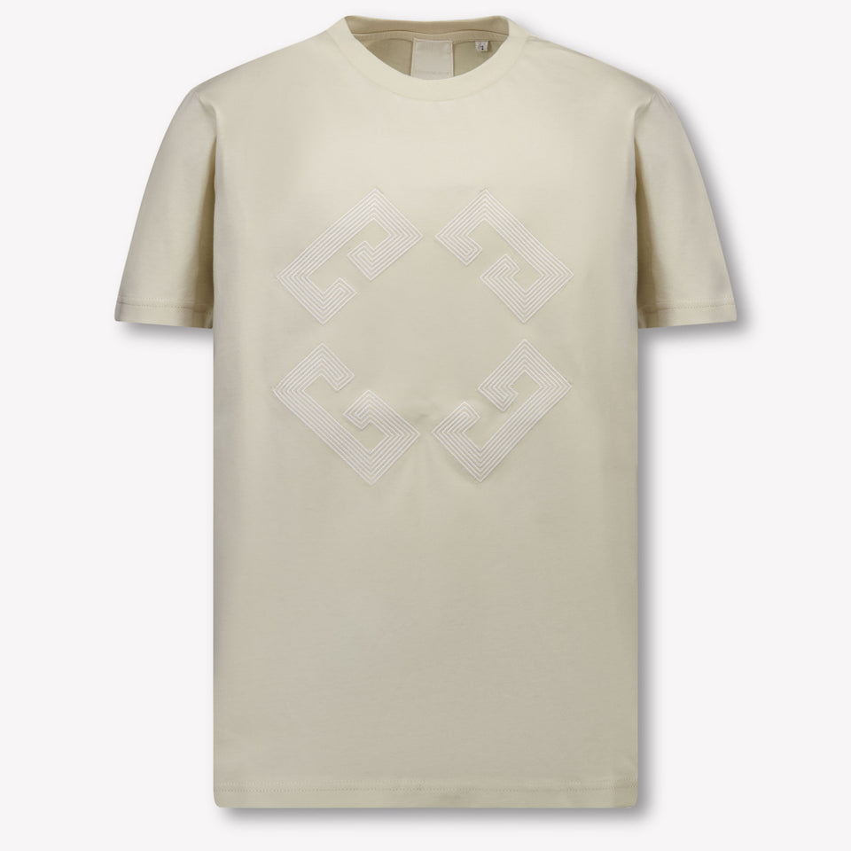 Givenchy Kids Boys  T-Shirt Beige