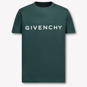 Givenchy Kids Boys  T-Shirt Dark Green