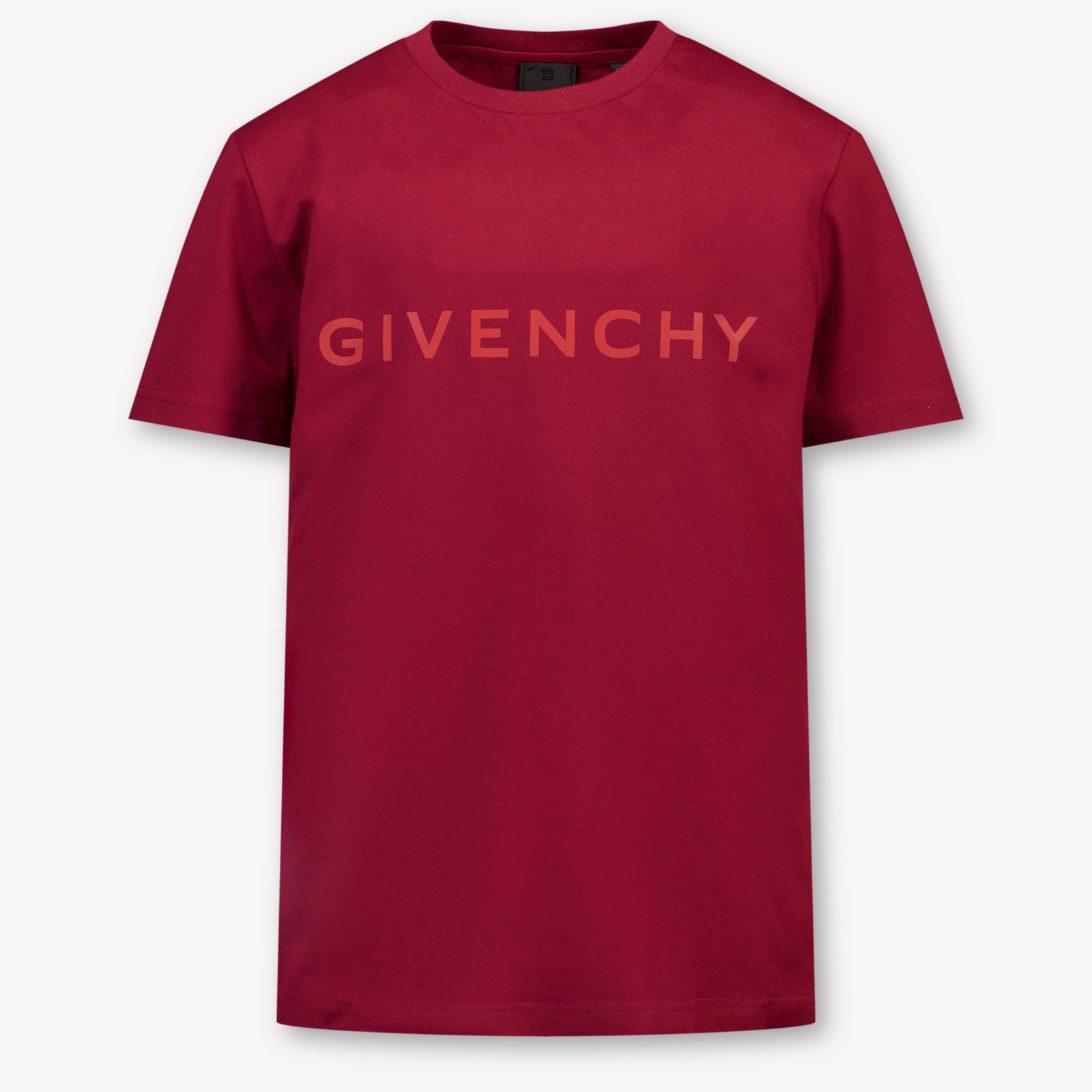 Givenchy Kinder Jongens T-Shirt In Bordeaux