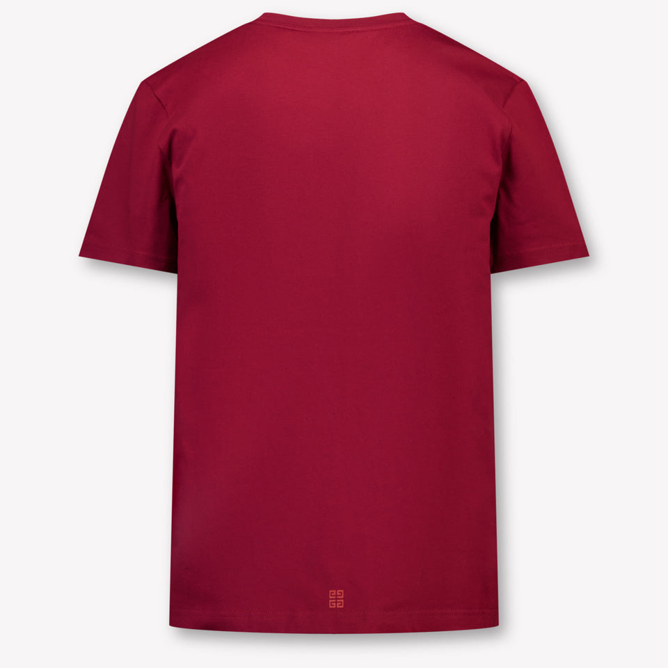 Givenchy Kids Boys  T-Shirt Bordeaux