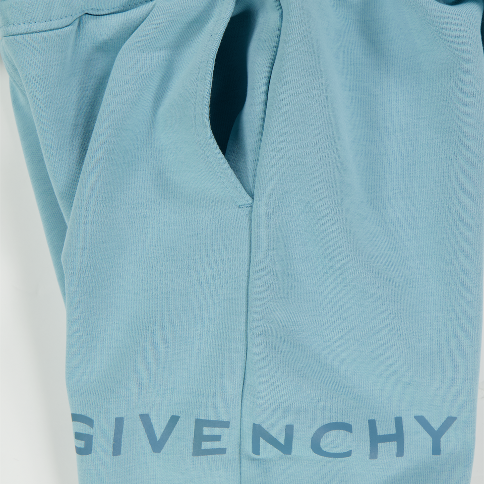 Givenchy Kids Boys  Pants Light Blue