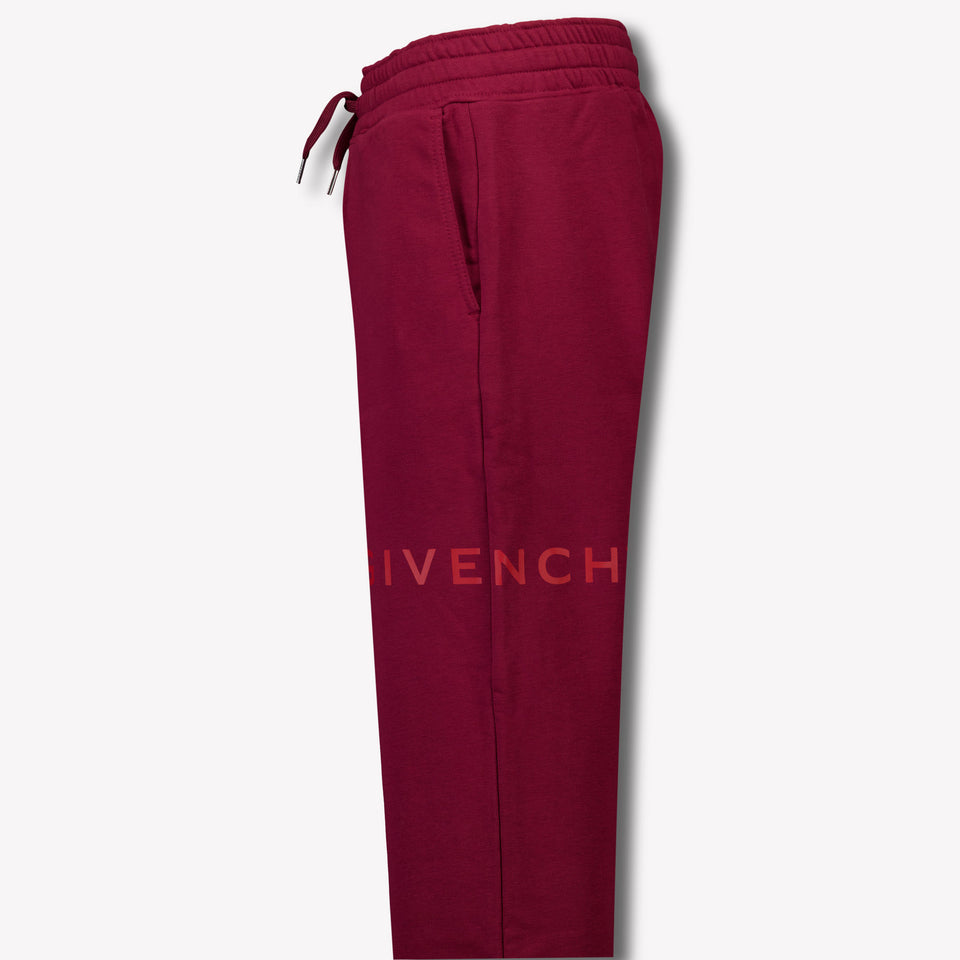 Givenchy Kids Boys  Pants Bordeaux