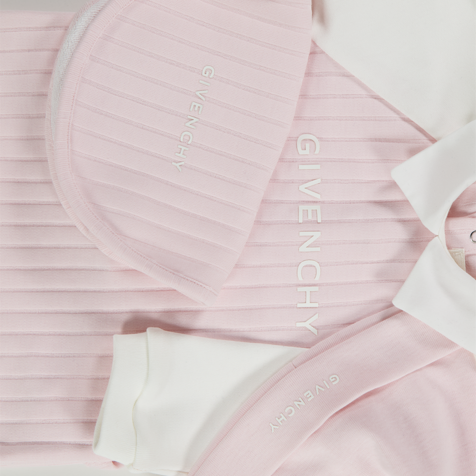 Givenchy Baby Unisex Playsuit  Light Pink