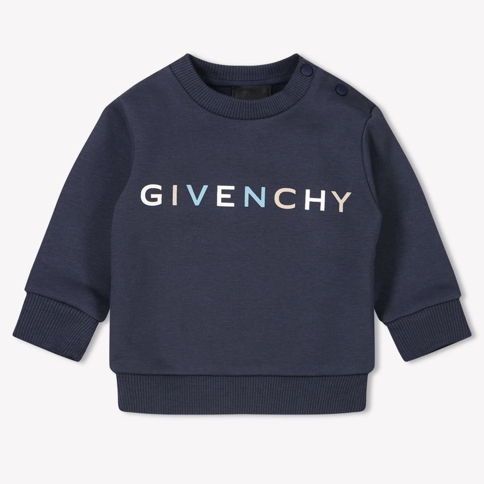 Givenchy Baby Unisex Trui In Navy