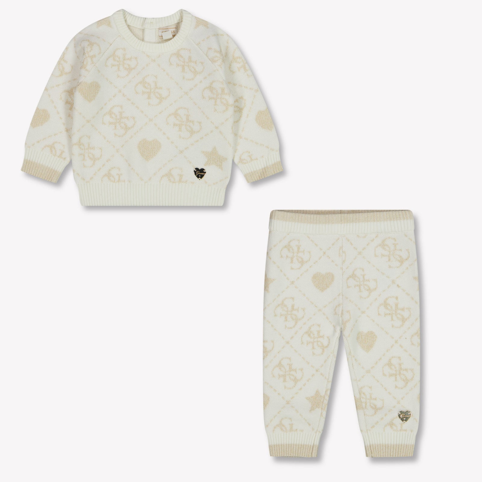 Guess Baby Meisjes Setje In Off White