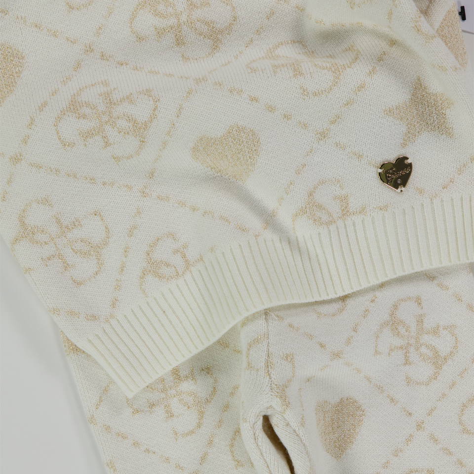 Guess Baby Meisjes Setje In Off White
