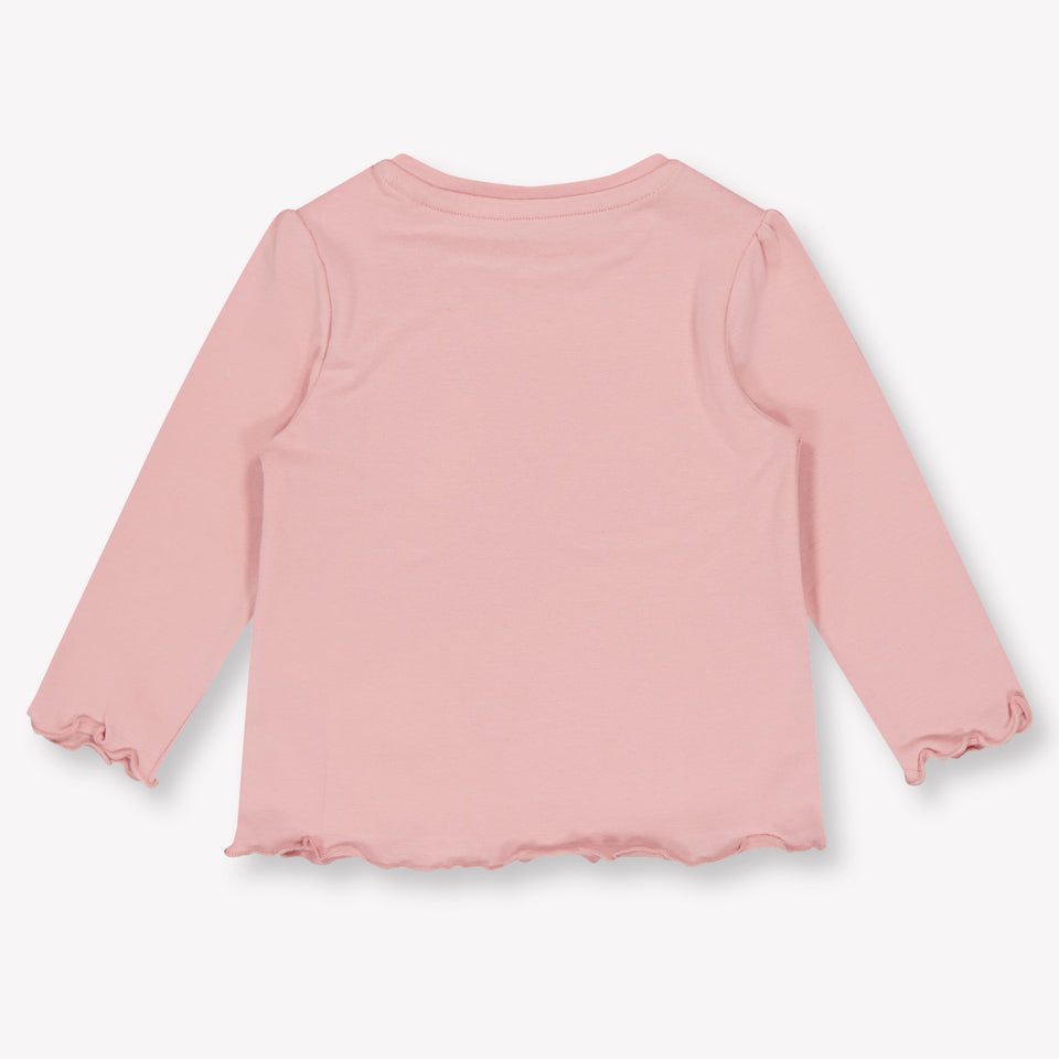Guess Baby Meisjes T-Shirt In Oud Roze