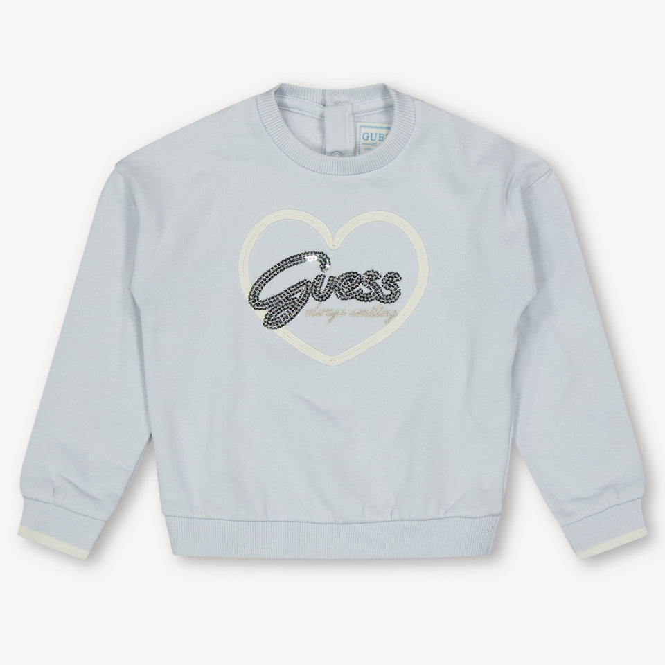 Guess Baby Girls Sweater  Light Blue