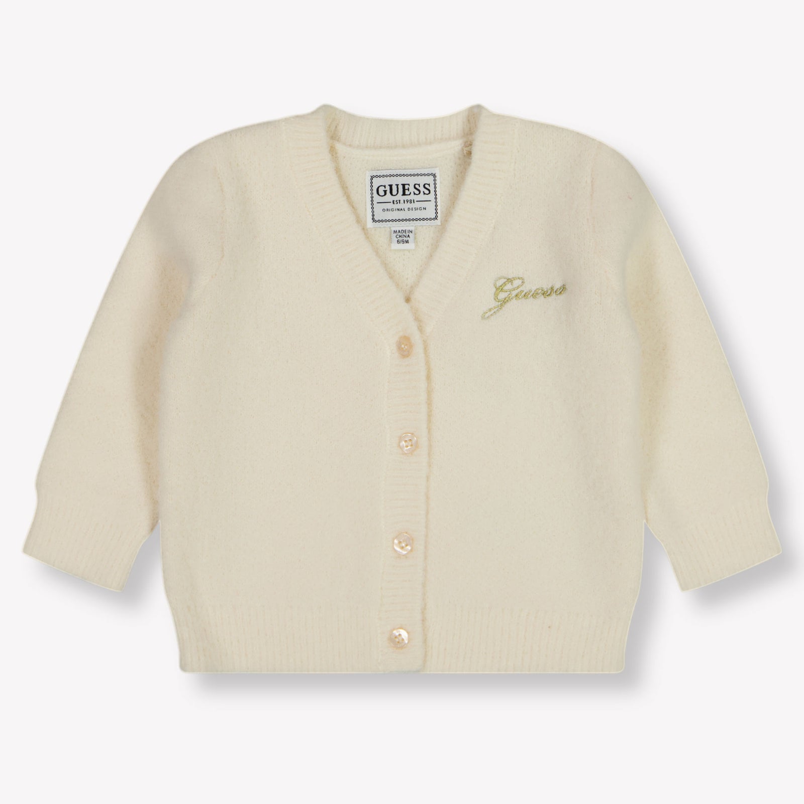 Guess Baby Meisjes Vest In Off White
