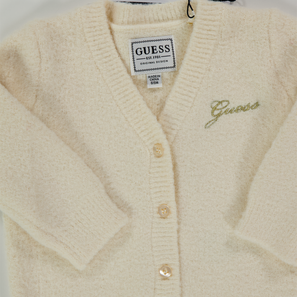 Guess Baby Girls Vest  Offwhite