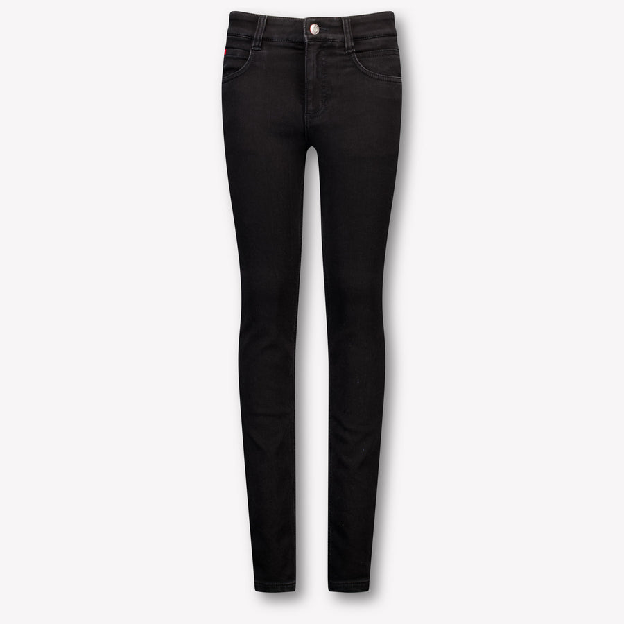 HUGO Kinder Jongens Jeans In Zwart