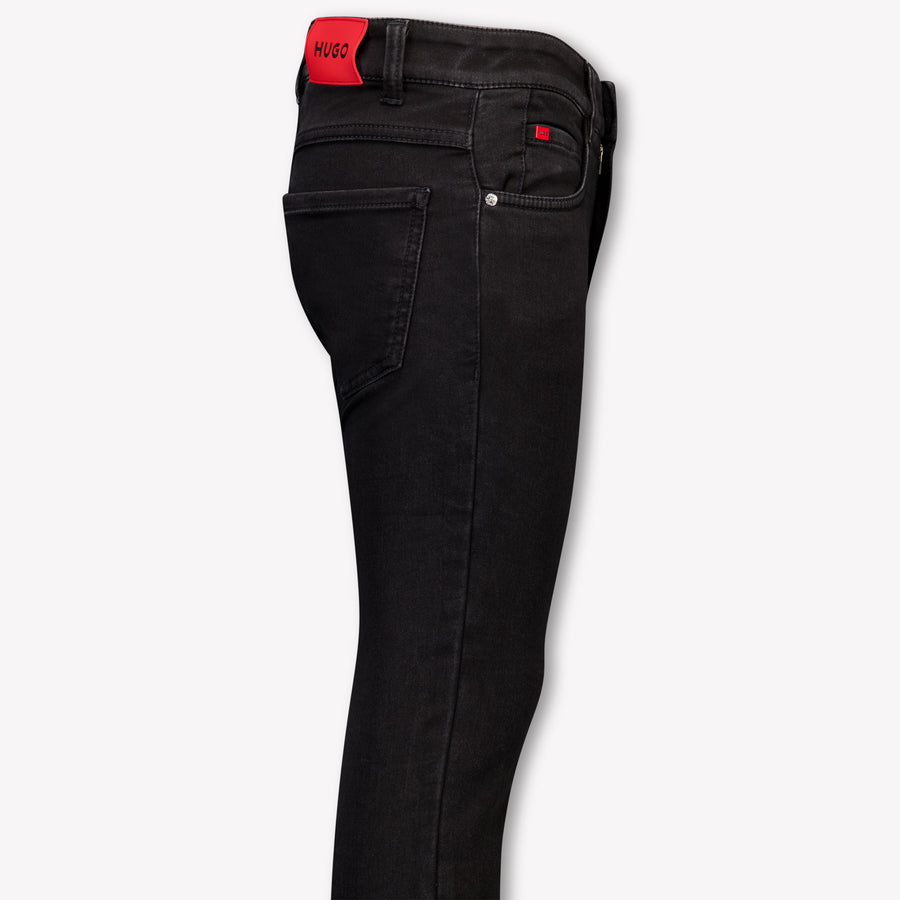 HUGO Kinder Jongens Jeans In Zwart