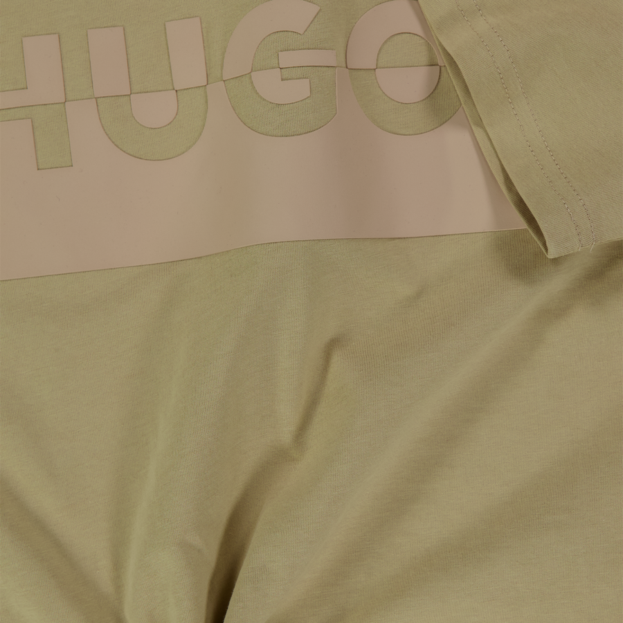 HUGO Kinder Jongens T-Shirt In Beige
