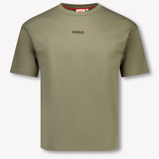 HUGO Kids Boys T-Shirt In Green
