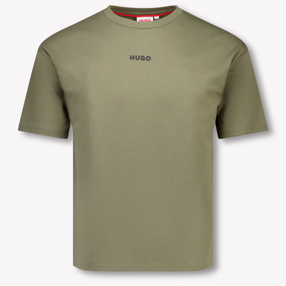 HUGO Kinder Jongens T-Shirt In Groen