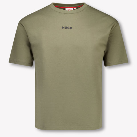 HUGO Kids Boys T-Shirt In Green