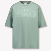 HUGO Kinder Jongens T-Shirt In Mint