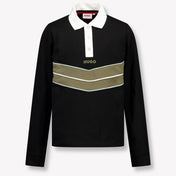 HUGO Kids Boys Polo  Black