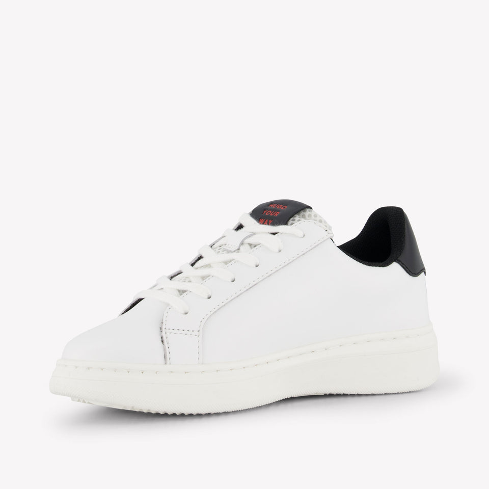 HUGO Jongens Sneakers In Wit
