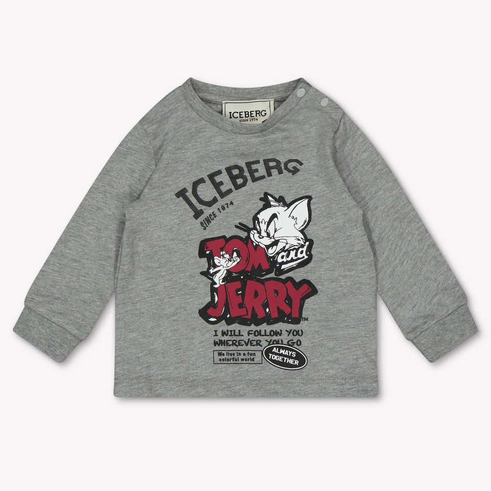 Iceberg Baby Boys T-Shirt  Gray