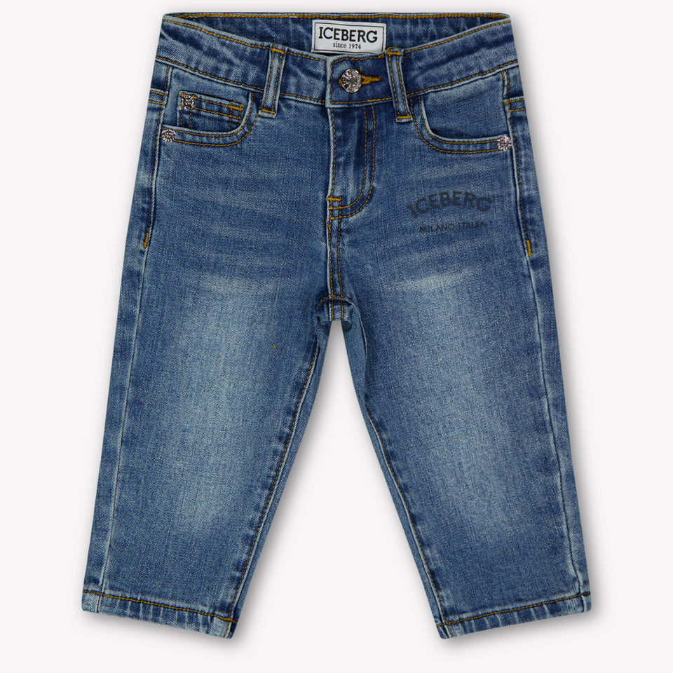 Iceberg Baby Jongens Jeans In Blauw
