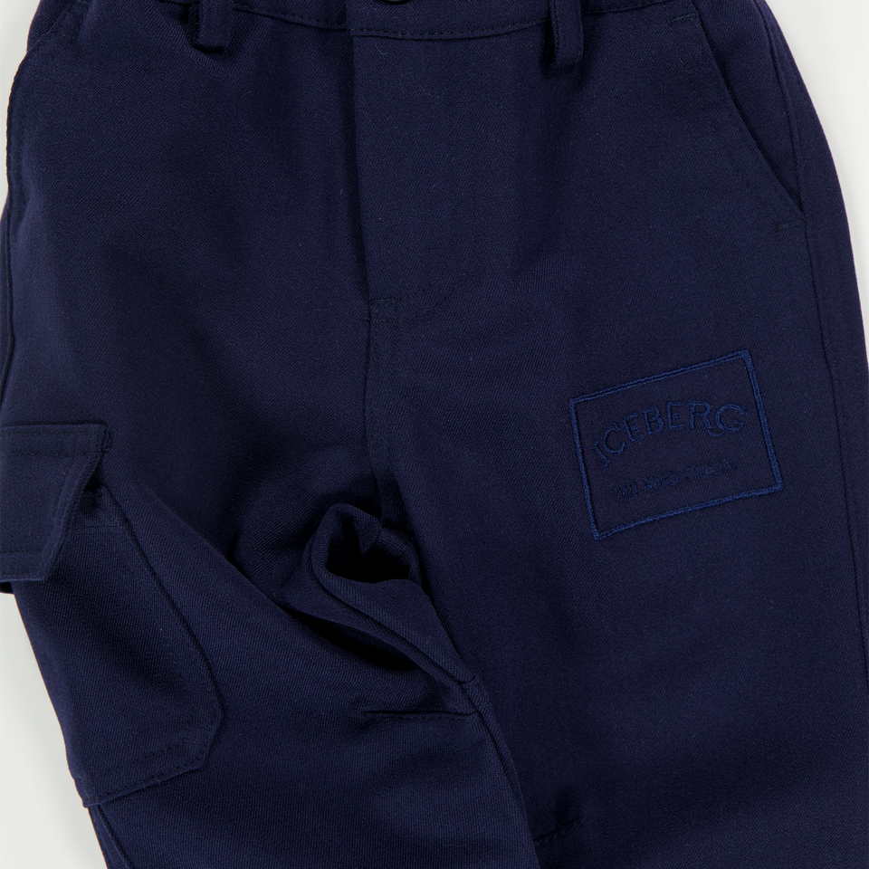 Iceberg Baby Jongens Broek In Navy