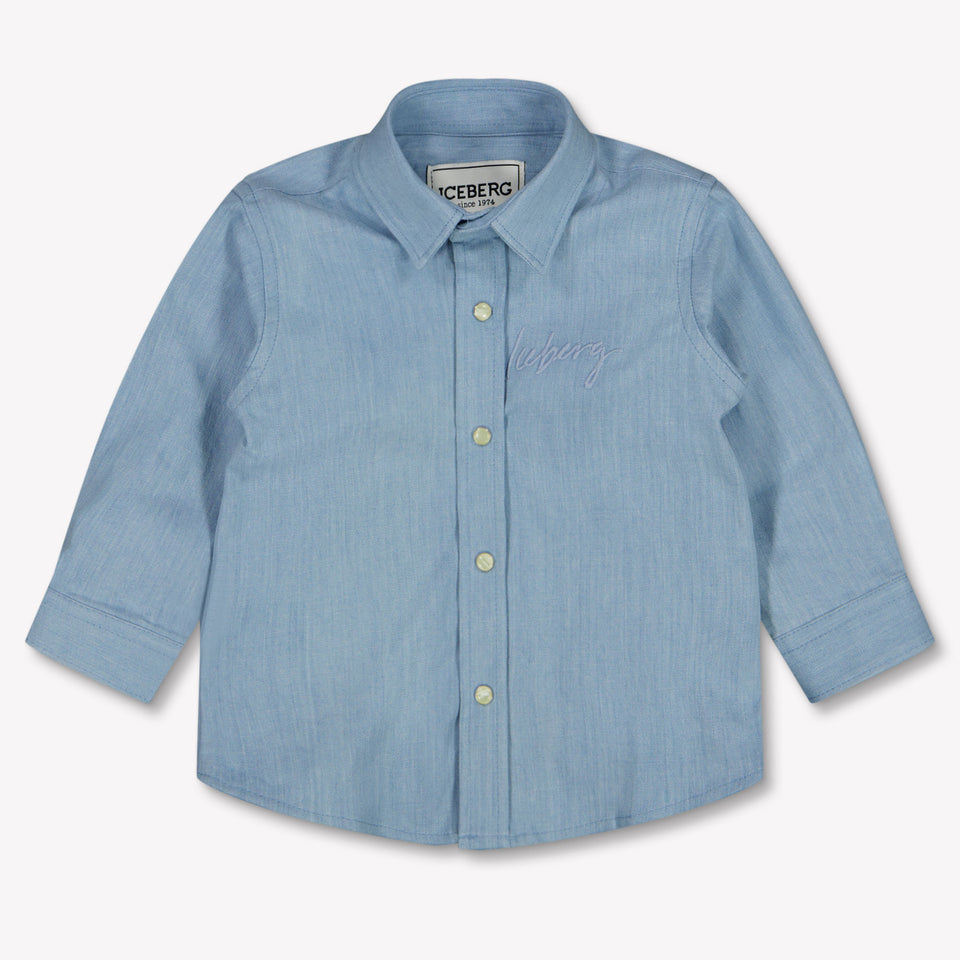 Iceberg Baby Boys Blouse  Light Blue
