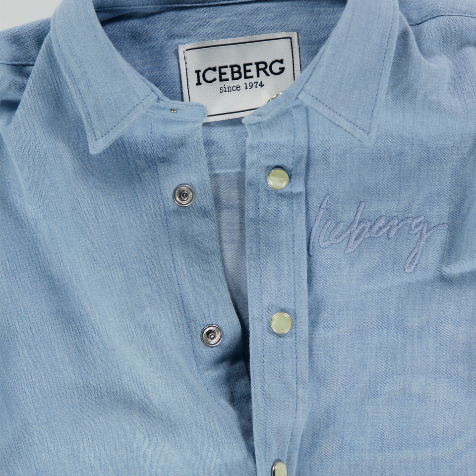 Iceberg Baby Boys Blouse  Light Blue