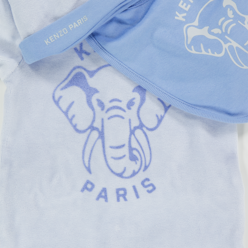 Kenzo kids Baby Unisex Boxpakje In Licht Blauw