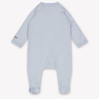Kenzo kids Baby Unisex Playsuit In Light Blue