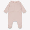 Kenzo kids Baby Unisex Playsuit In Light Pink
