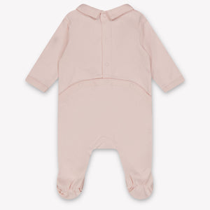 Kenzo kids Baby Unisex Playsuit In Light Pink