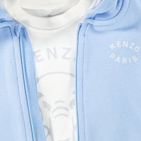 Kenzo kids Baby Unisex Jogging suit Light Blue