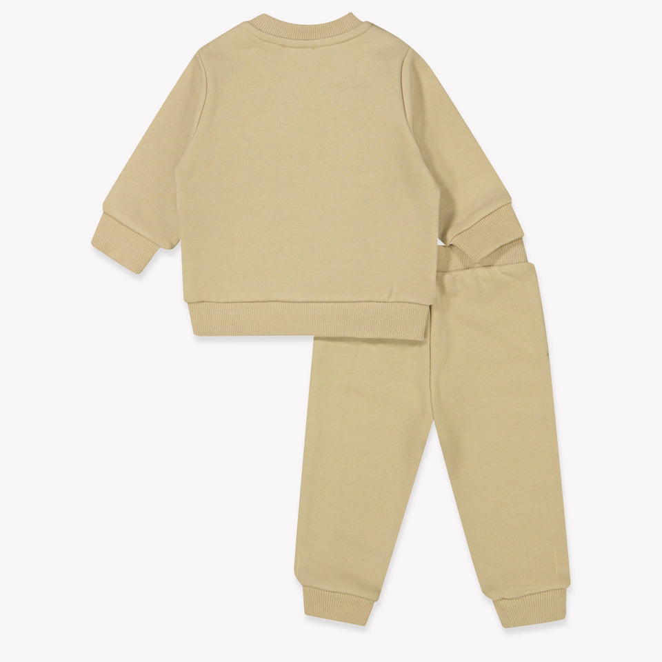 Kenzo kids Baby Boys Jogging suit Light Beige