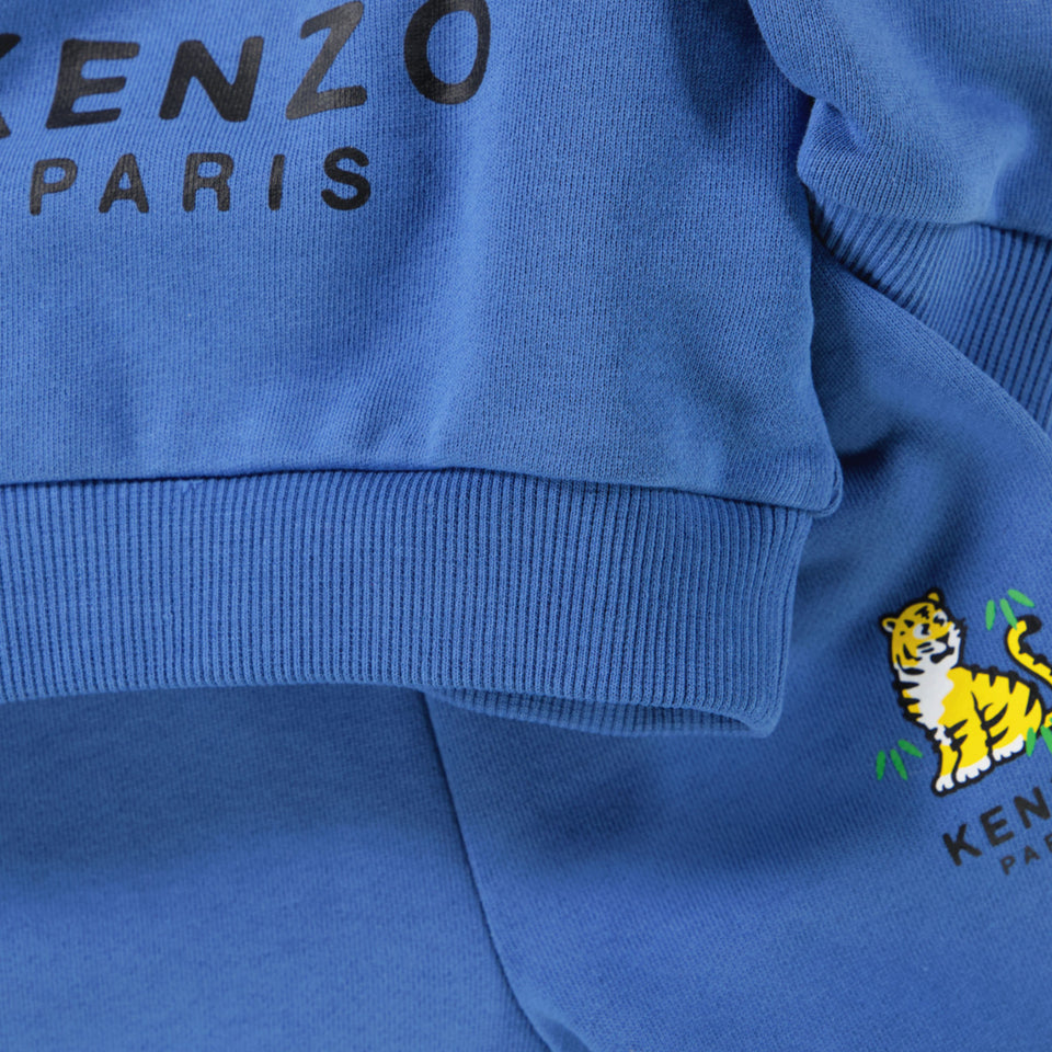 Kenzo kids Baby Jongens Joggingpak In Blauw