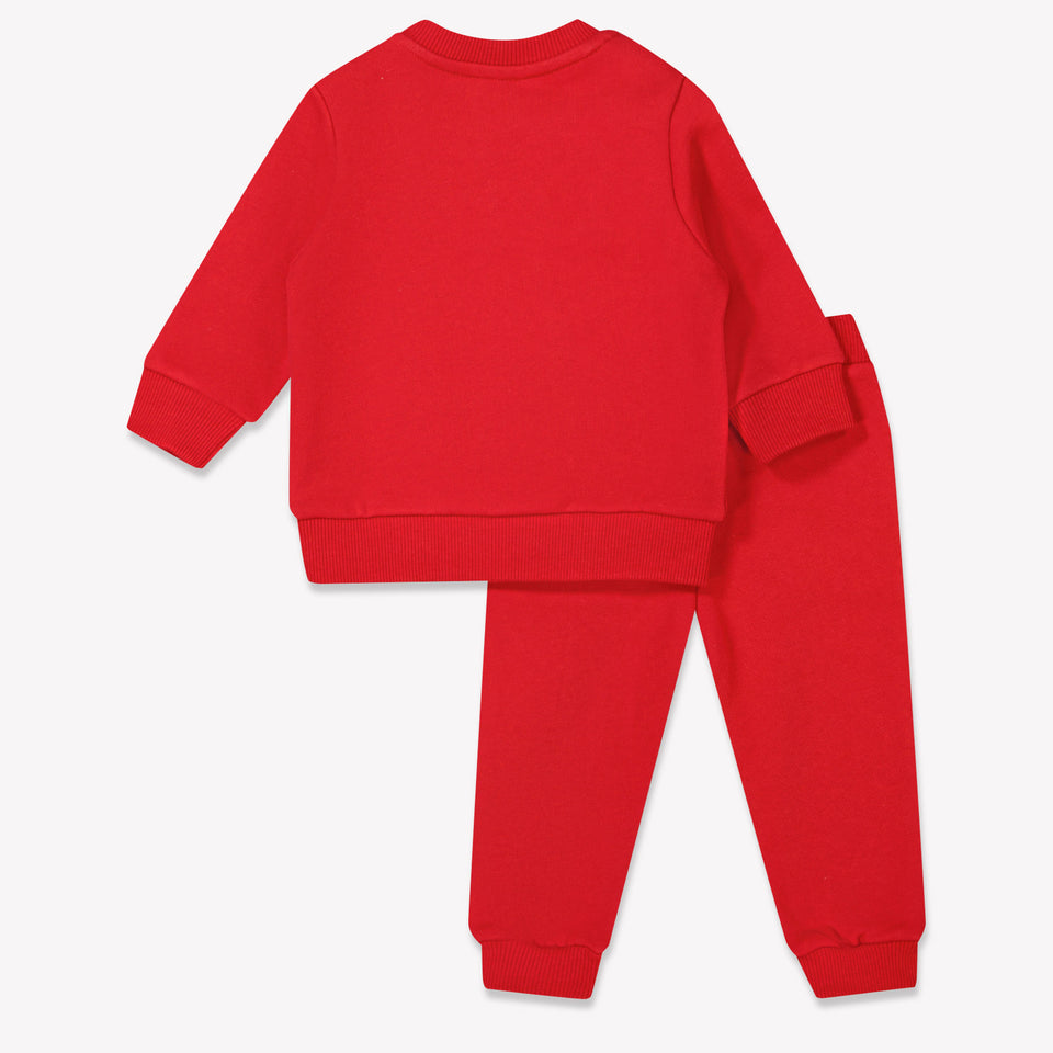 Kenzo kids Baby Jongens Joggingpak In Rood
