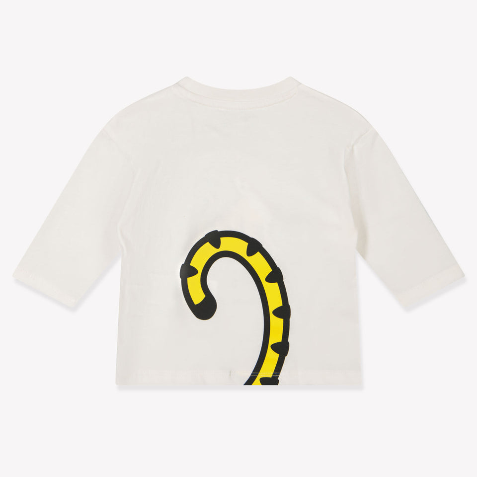 Kenzo kids Baby Jongens T-Shirt In Off White
