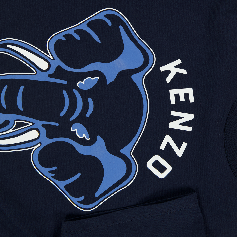 Kenzo kids Kids Boys T-shirt in Navy