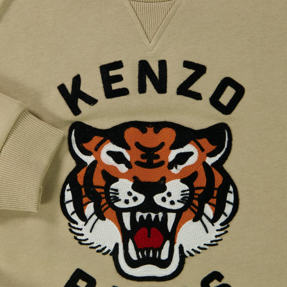 Kenzo kids Kinder Jongens Trui In Beige