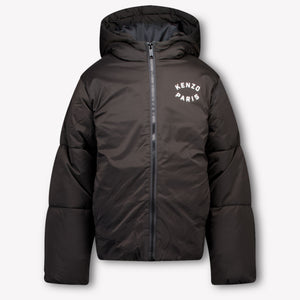 Kenzo kids Kinder Jongens Winterjas In Zwart