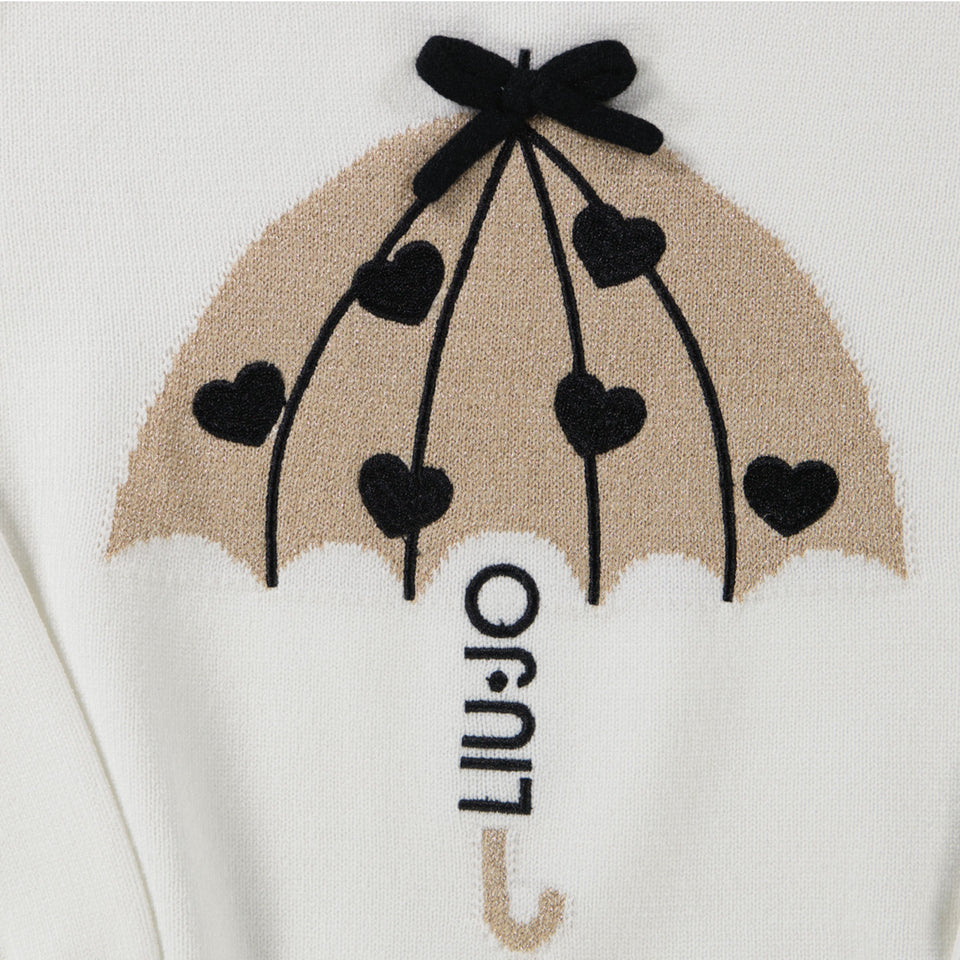 Liu Jo Kinder Meisjes Trui In Off White