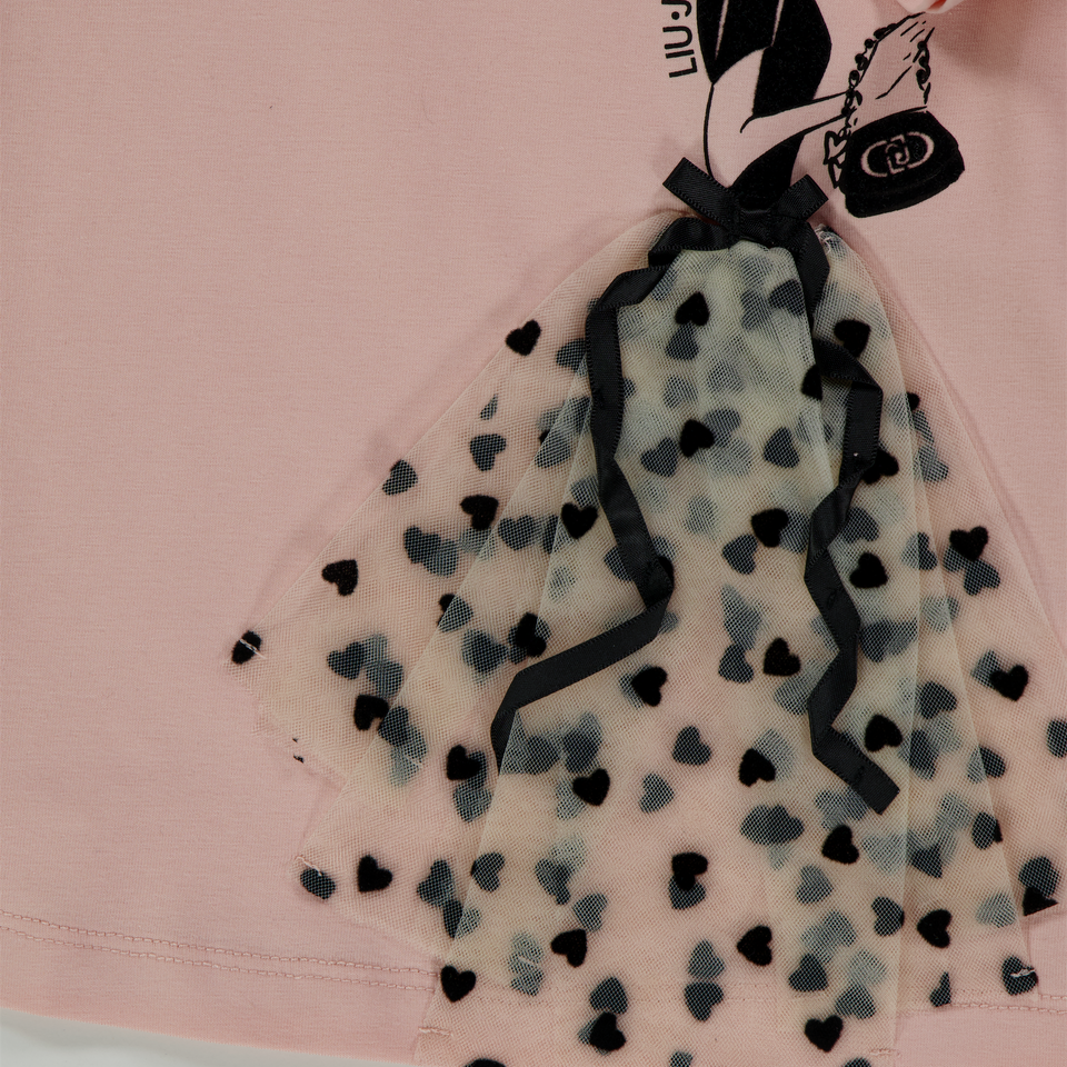 Liu Jo Kids Girls  T-Shirt Light Pink