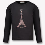 Liu Jo Kids Girls  T-Shirt Black