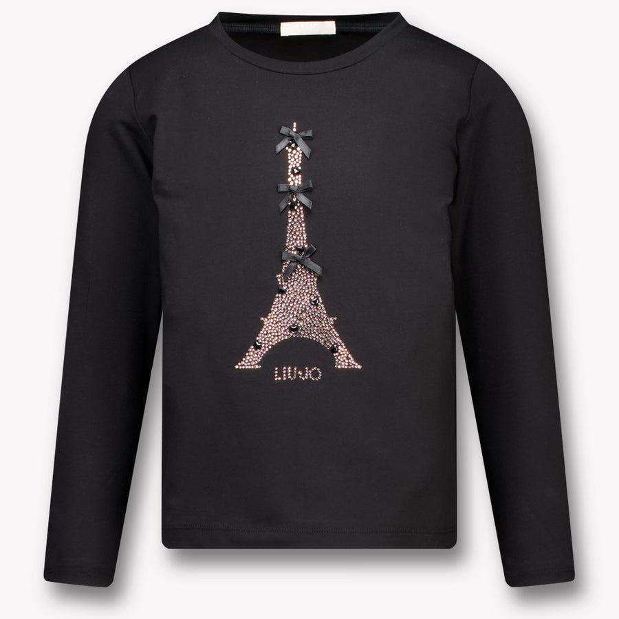 Liu Jo Kinder Meisjes T-Shirt In Zwart