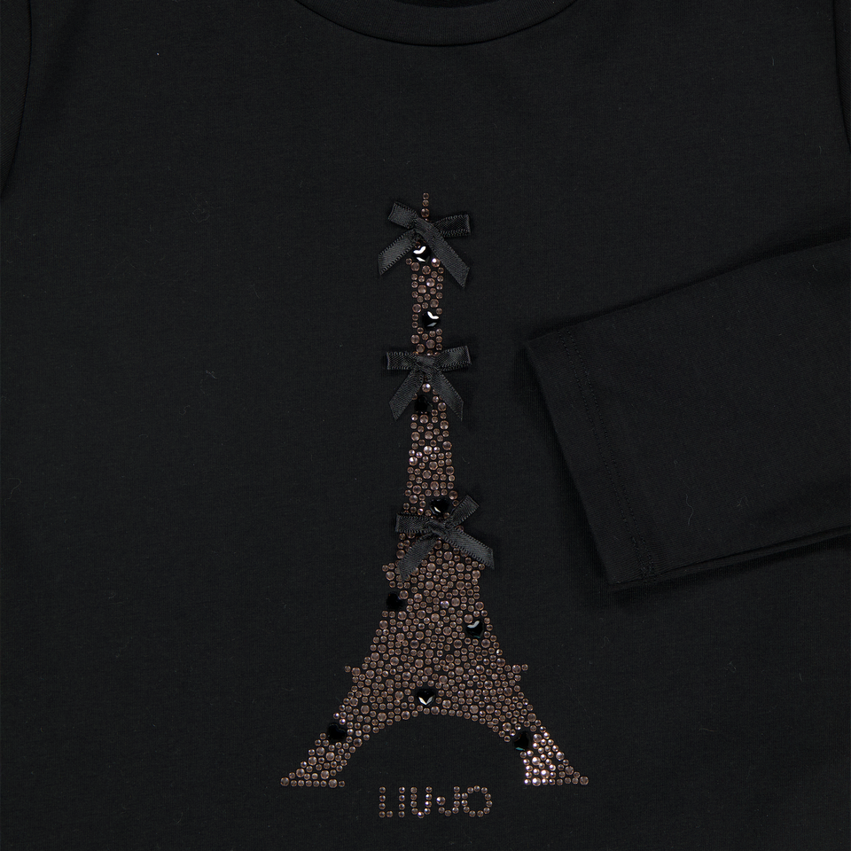 Liu Jo Kids Girls  T-Shirt Black