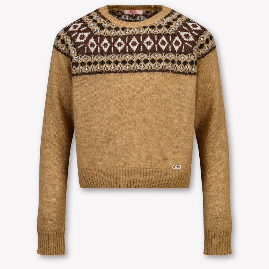 Liu Jo Girls Sweater in Beige