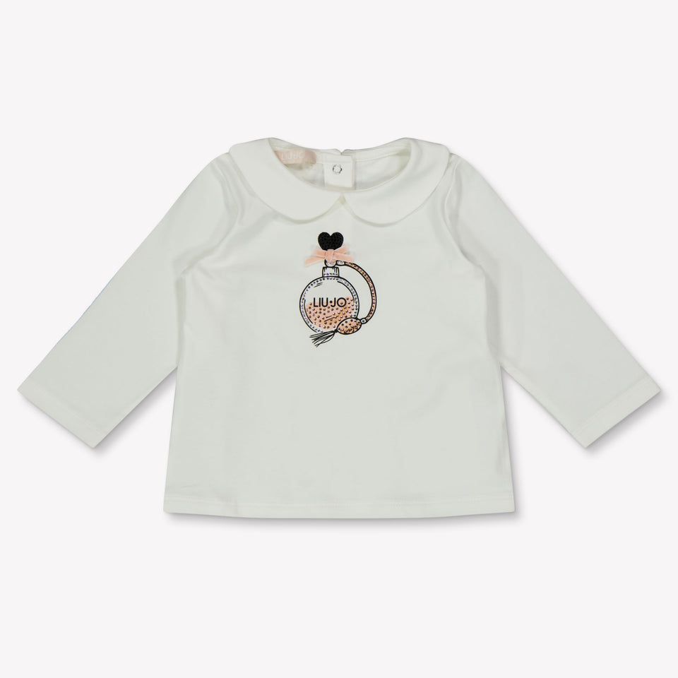 Liu Jo Baby Girls T-Shirt  Offwhite
