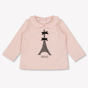 Liu Jo Baby Meisjes T-Shirt In Licht Roze