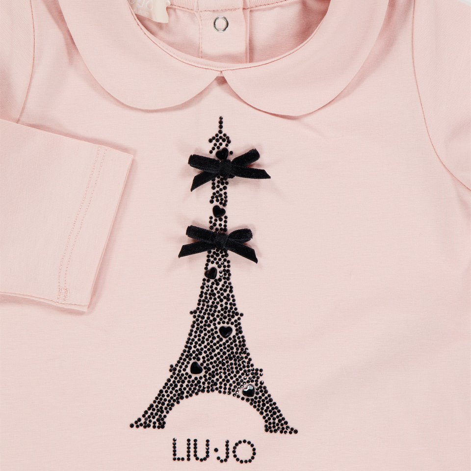 Liu Jo Baby Meisjes T-Shirt In Licht Roze